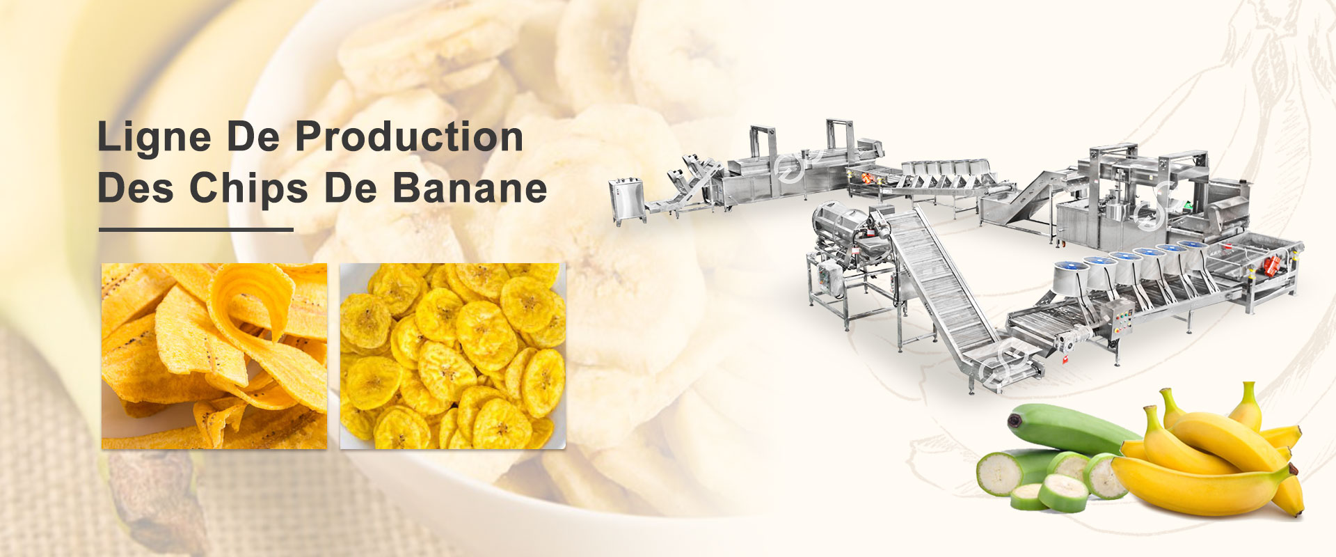 Machines De Traitement Des Chips De Banane